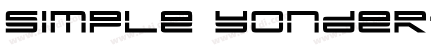 Simple yonder字体转换